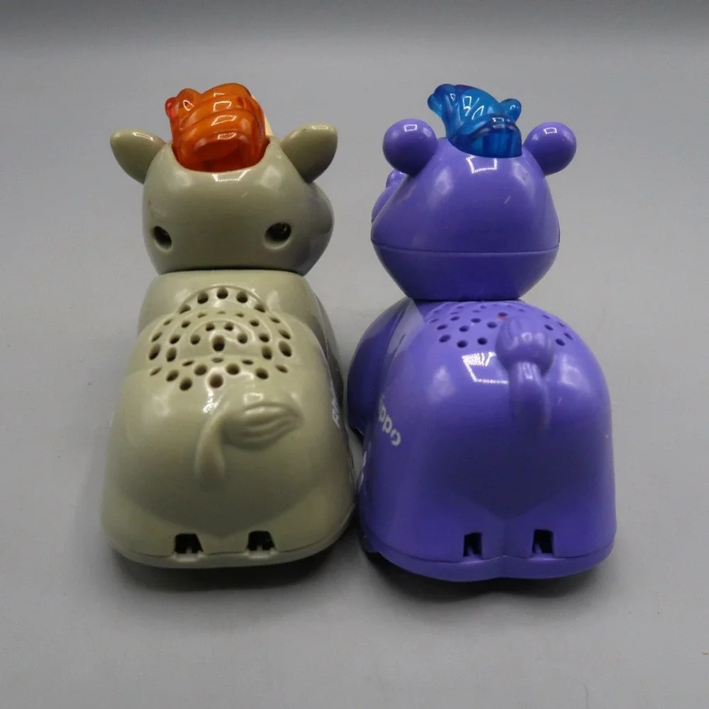 VTech Go! Go! Smart Wheels Hugh the Hippo & Rhino Zoo Animal Lights Sound